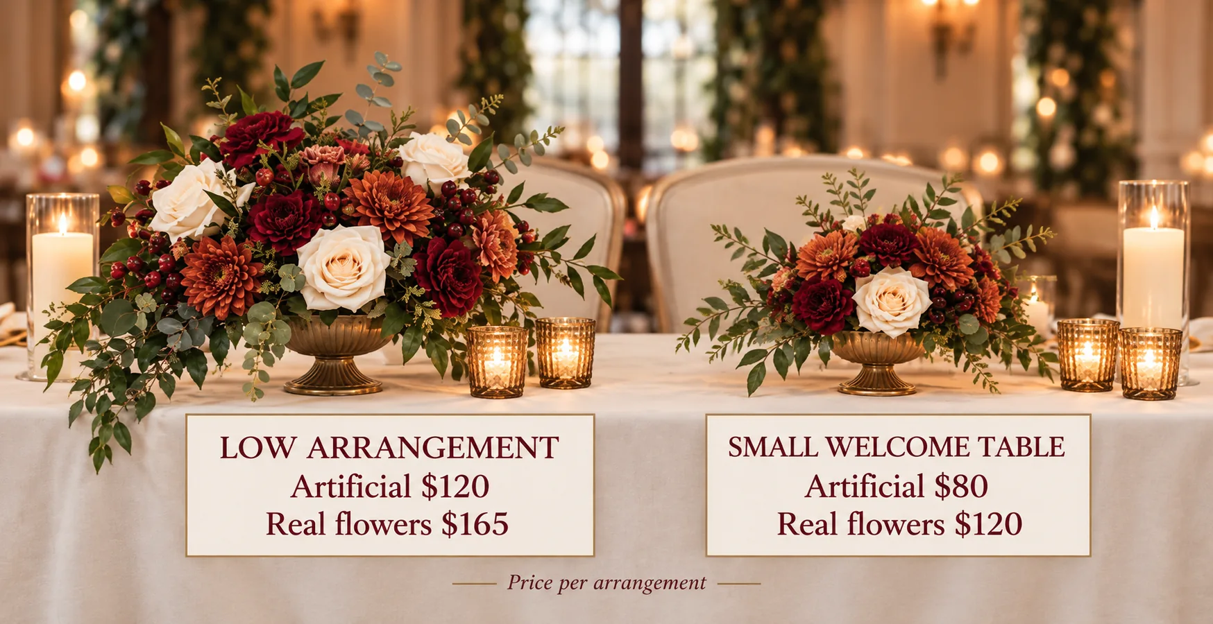 Medium autumn fresh arrangement