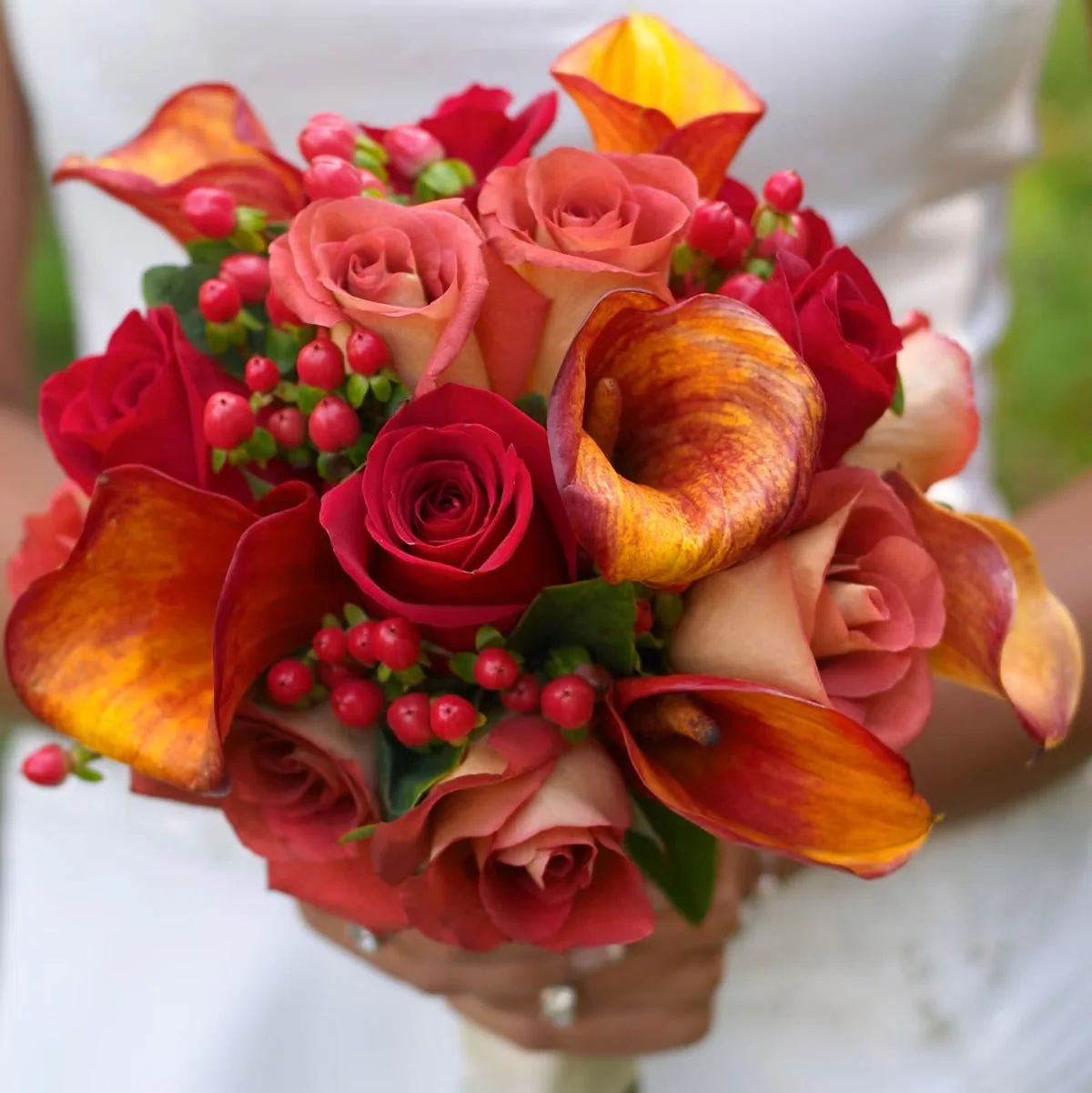 Autumn Calla & Roses