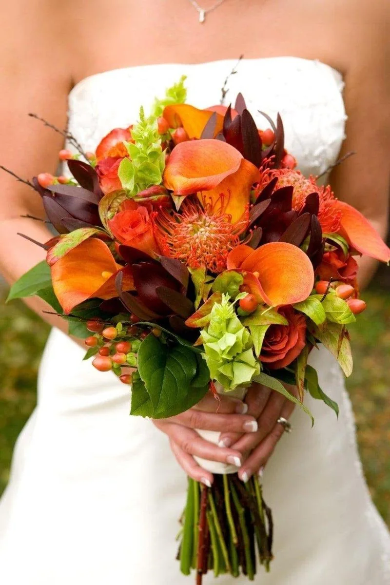 Modern Autumn Calla