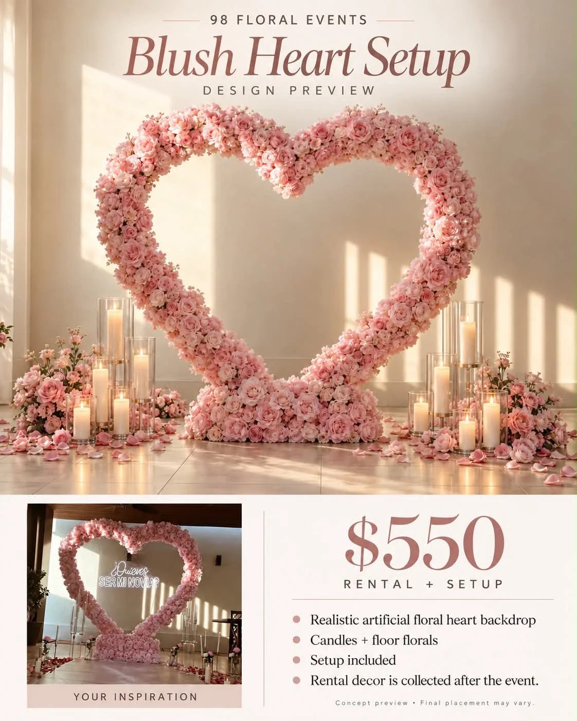 Blush Heart Setup