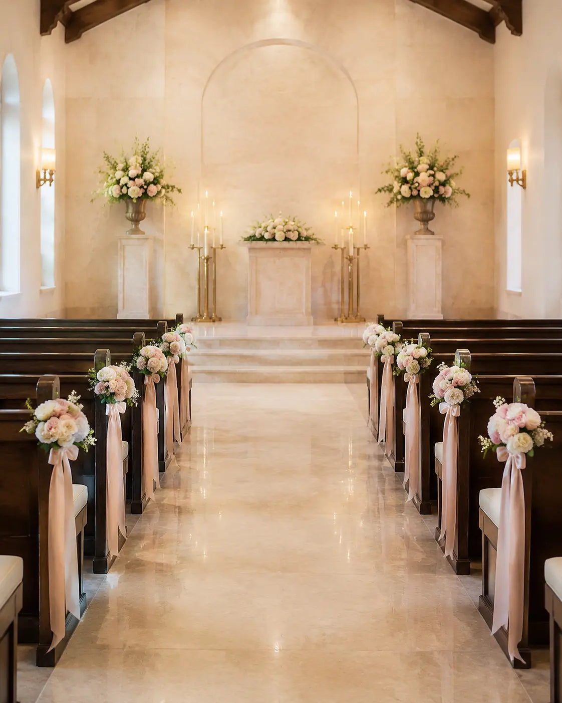 Petite Chair-End Posies — Design Inspiration by 98 Floral Event