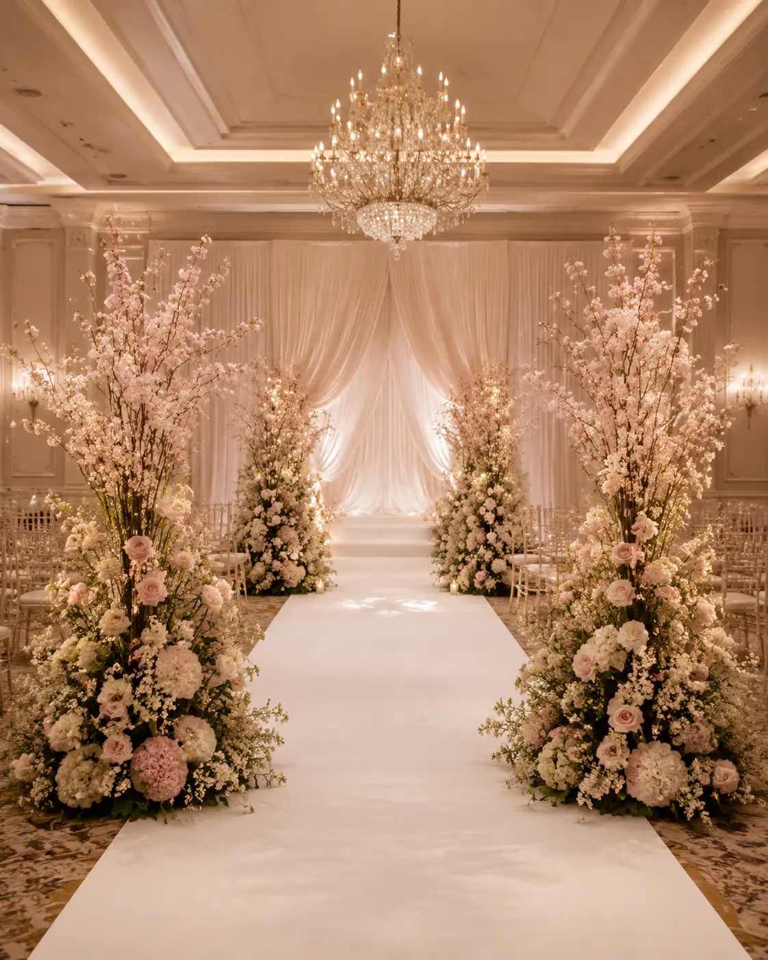Four Statement Aisle Meadows — Design Inspiration by 98 Floral Event