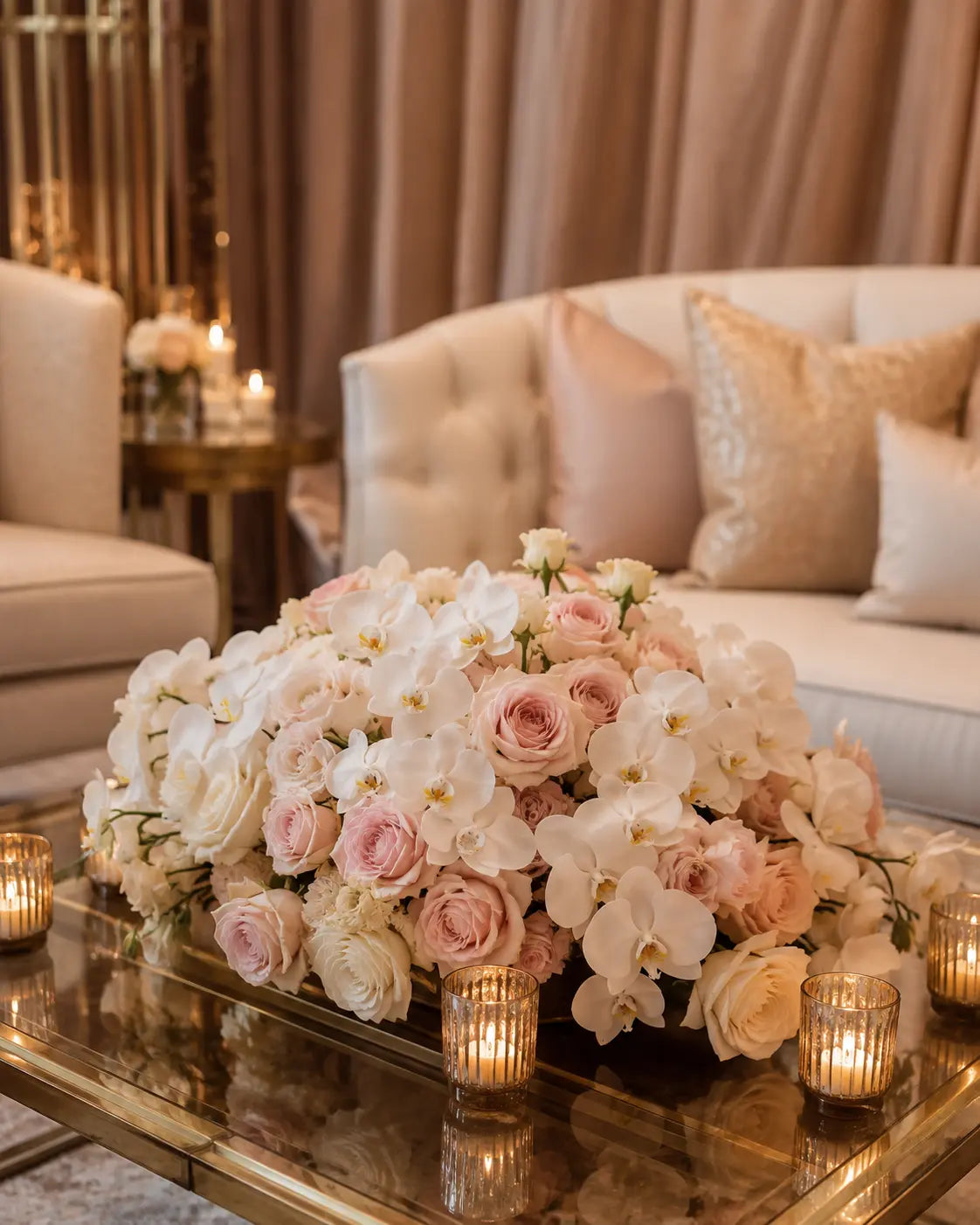 Lounge Coffee Table Flowers — Design Inspiration by 98 Floral Event