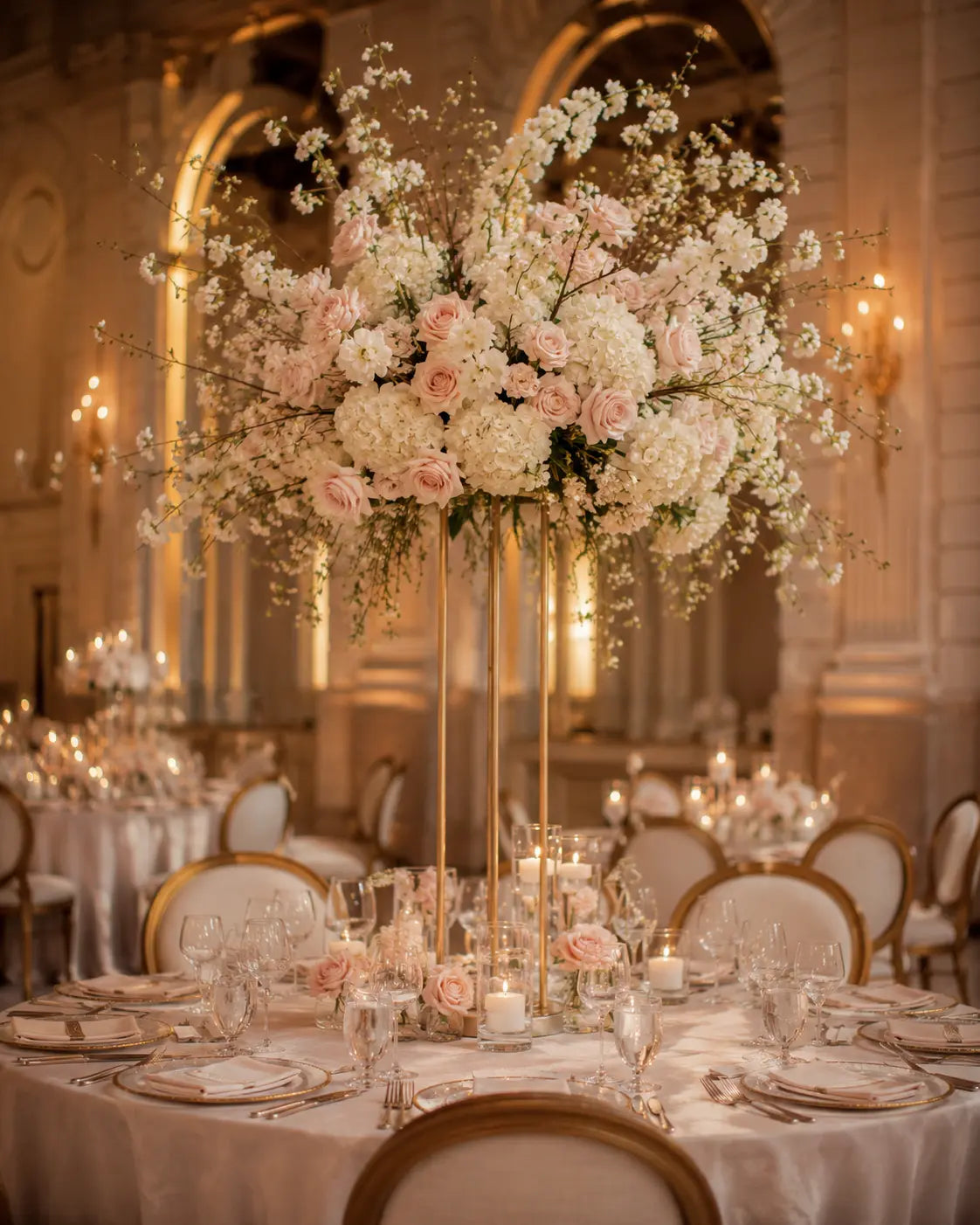 Tall Floating Centerpiece — Design Inspiration by 98 Floral Event