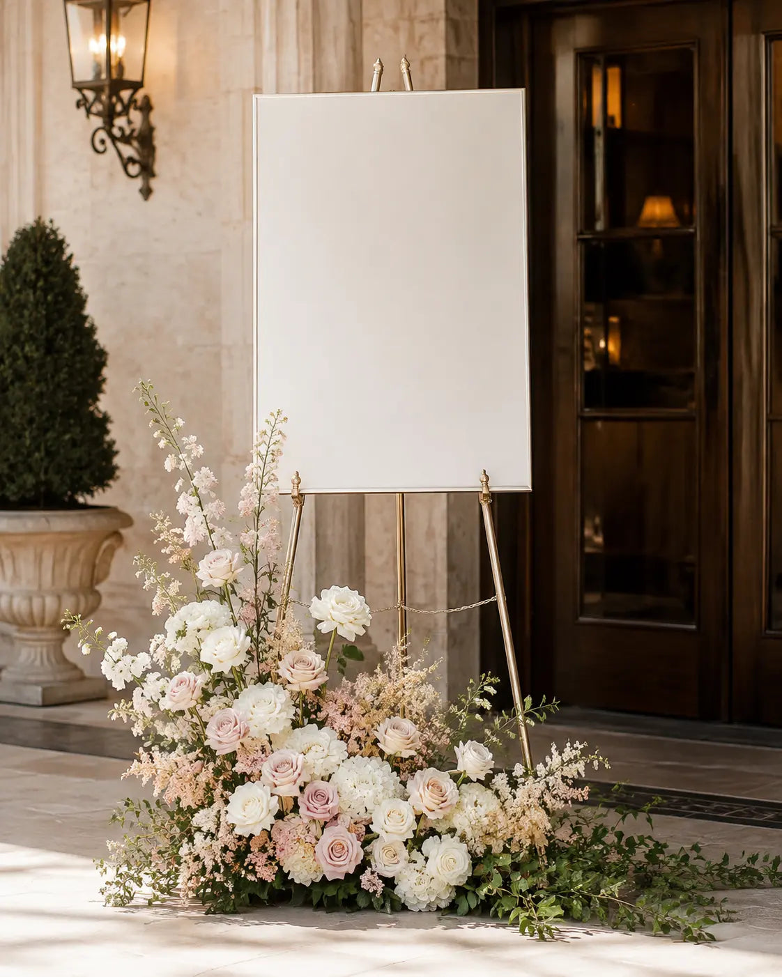 Welcome Sign Floral Cluster — Design Inspiration by 98 Floral Event