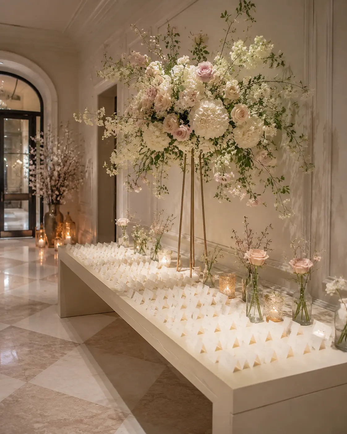 Escort Table Arrangement — Design Inspiration by 98 Floral Event