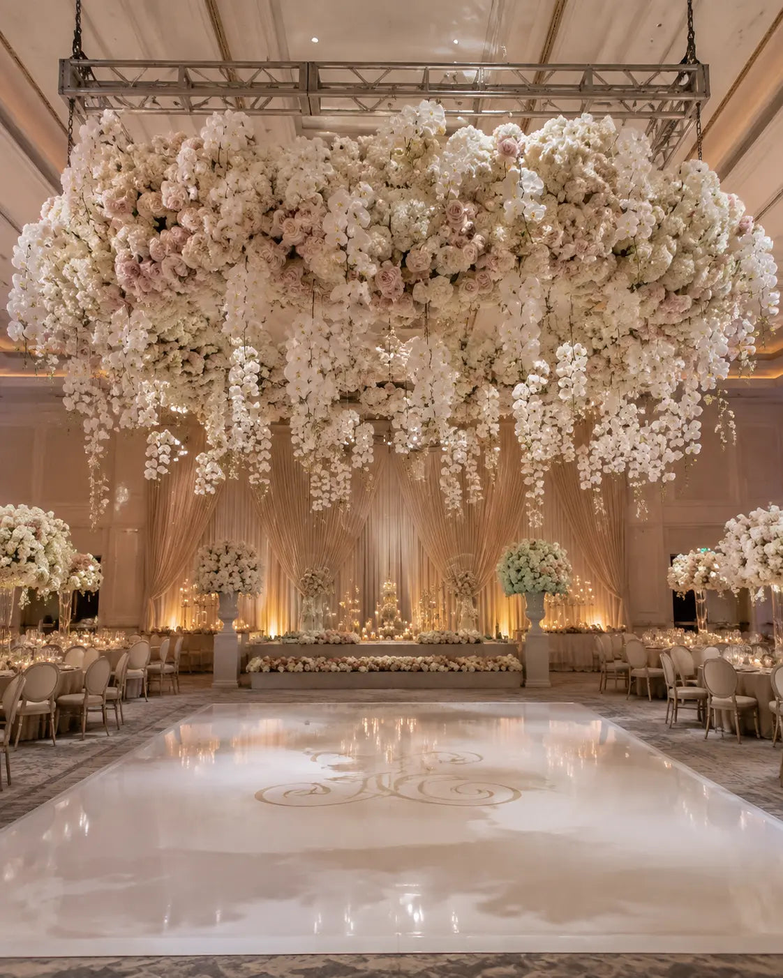 Ceiling Floral Cloud — Design Inspiration by 98 Floral Event
