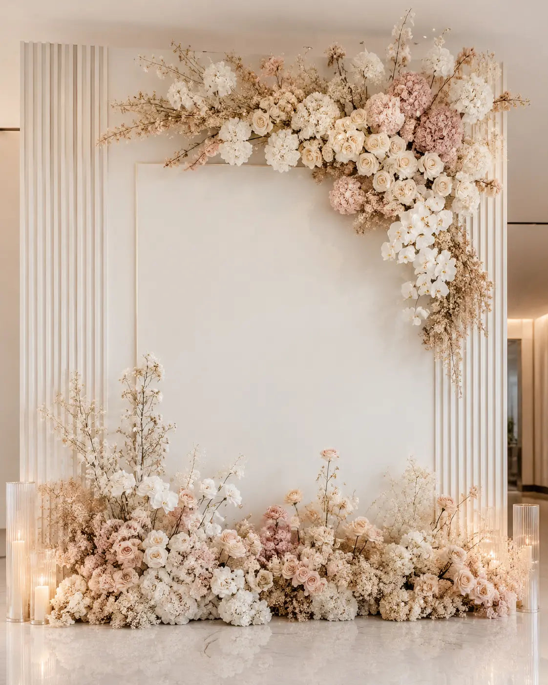 Corporate Floral Brand Wall — Design Inspiration by 98 Floral Event