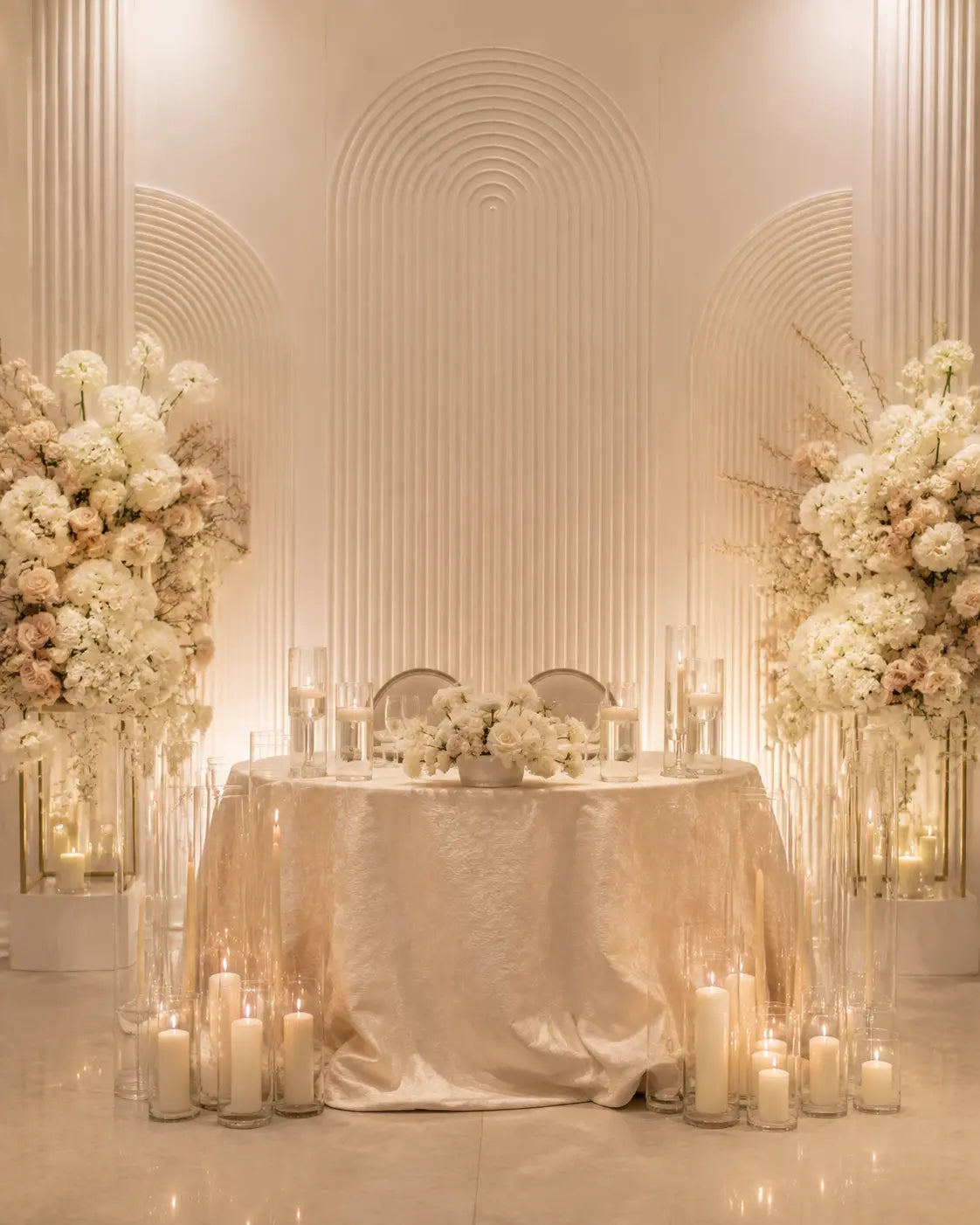 Minimal Candlelit Sweetheart — Design Inspiration by 98 Floral Event